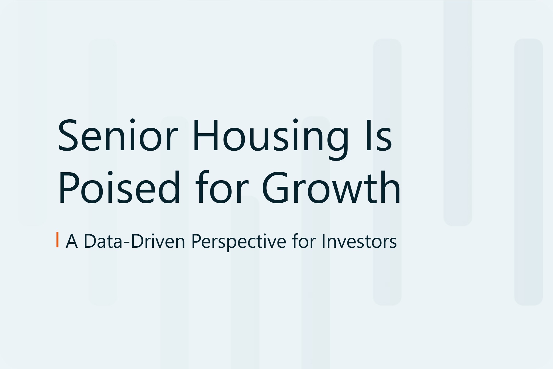 Senior Housing Is Poised for Growth