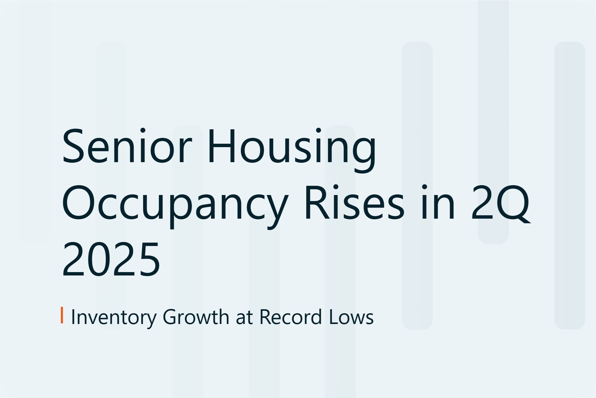 Senior Housing Occupancy Rises in 2Q 2025