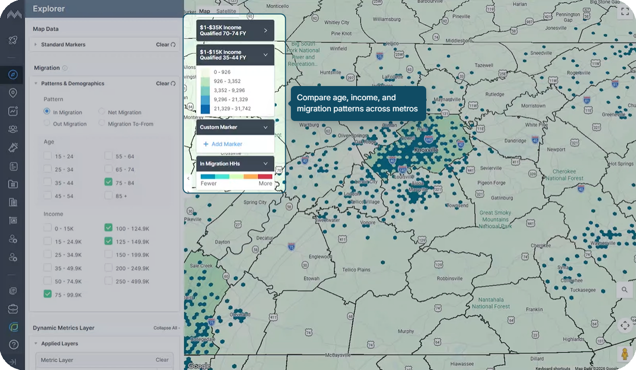 Senior Housing Market Comparison & Benchmarking - NIC MAP